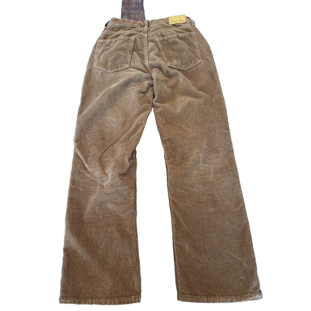 Aritzia Denim Forum The Arlo High Rise Straight Corduroy jeans tan sz 27 women